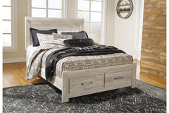 Bellaby Queen Platform Bed with 2 Storage Drawers - B331B4