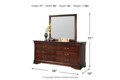 Alisdair Dresser and Mirror - B376B1