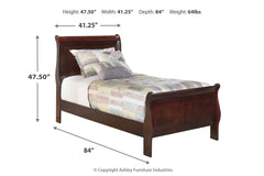 Alisdair Twin Sleigh Bed - B376B5