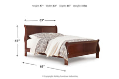 Alisdair Queen Sleigh Bed - B376B2