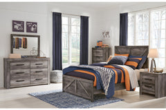 Wynnlow Full Crossbuck Panel Bed - B440B17