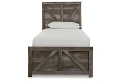 Wynnlow Twin Crossbuck Panel Bed - B440B16