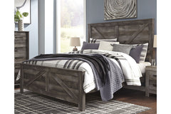 Wynnlow King Crossbuck Panel Bed - B440B11