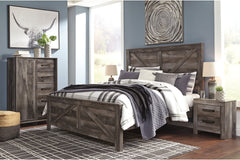 Wynnlow King Crossbuck Panel Bed - B440B11