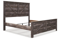 Wynnlow King Crossbuck Panel Bed - B440B11