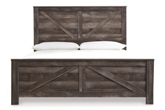 Wynnlow King Crossbuck Panel Bed - B440B11