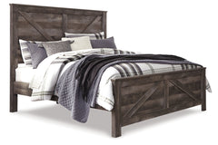 Wynnlow King Crossbuck Panel Bed - B440B11