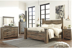 Trinell King Poster Bed - B446B45