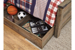 Trinell Twin Bookcase Bed with 1 Large Storage Drawer - B446B22