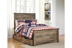 Trinell Full Panel Bed with 1 Large Storage Drawer - B446B9