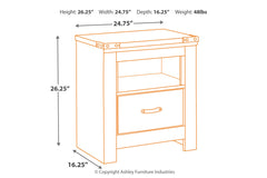 Trinell Nightstand - B446-91
