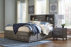 Caitbrook Queen Storage Bed with 8 Drawers - B476B2