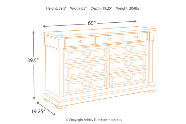 Bolanburg Dresser - B647-131