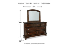 Porter Dresser and Mirror - B697B1