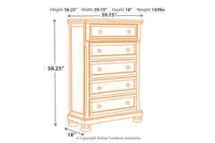 Porter Chest of Drawers - B697-46