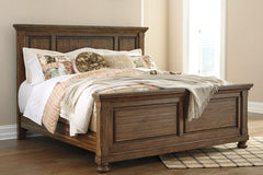 Flynnter California King Panel Bed - B719B8