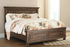 Flynnter King Panel Bed with 2 Storage Drawers - B719B14