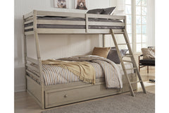 Lettner Twin over Full Bunk Bed with 1 Large Storage Drawer - B733B23