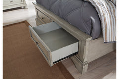 Lettner Full Sleigh Bed with 2 Storage Drawers - B733B24