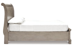 Lettner Full Sleigh Bed with 2 Storage Drawers - B733B24