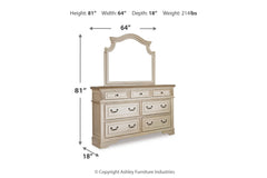 Realyn Dresser and Mirror - B743B1