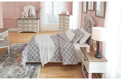 Realyn Twin Upholstered Panel Headboard - B743-53