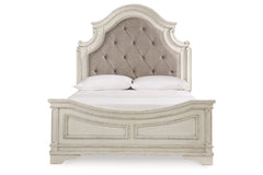 Realyn Queen Upholstered Panel Bed - B743B2
