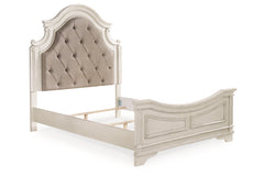 Realyn Queen Upholstered Panel Bed - B743B2