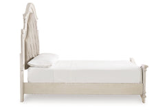 Realyn Queen Upholstered Panel Bed - B743B2