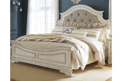 Realyn California King Upholstered Panel Bed - B743B7