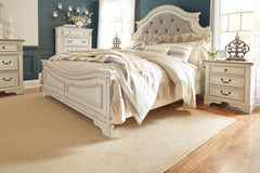Realyn California King Upholstered Panel Bed - B743B7