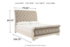 Realyn Queen Sleigh Bed - B743B4