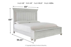 Kanwyn Queen Panel Bed with Storage Bench - B777B6