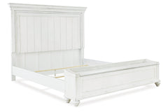 Kanwyn Queen Panel Bed with Storage Bench - B777B6