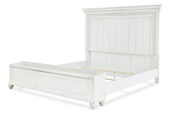 Kanwyn California King Panel Bed with Storage Bench - B777B12