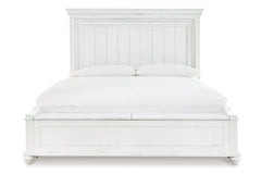 Kanwyn California King Panel Bed with Storage Bench - B777B12