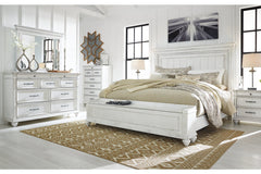 Kanwyn Queen Panel Bed with Storage Bench - B777B6