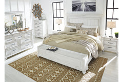 Kanwyn King Panel Bed with Storage Bench - B777B9