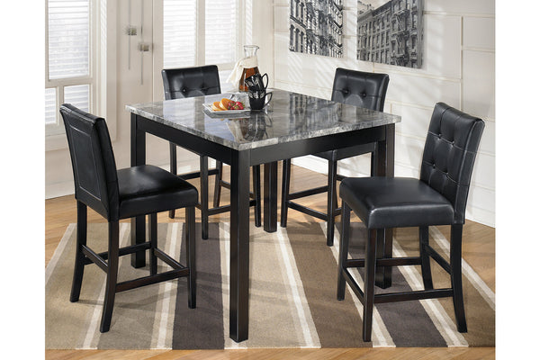 Maysville Counter Height Dining Table and Bar Stools (Set of 5) - D154-223