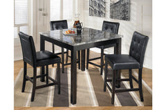 Maysville Counter Height Dining Table and Bar Stools (Set of 5) - D154-223