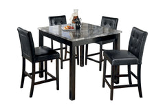 Maysville Counter Height Dining Table and Bar Stools (Set of 5) - D154-223
