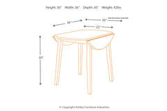 Hammis Dining Drop Leaf Table - D310-15
