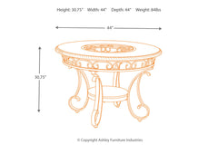 Glambrey Dining Table - D329-15
