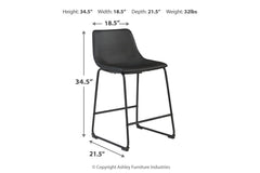 Centiar Counter Height Bar Stool - D372-624