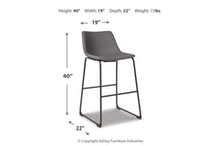 Centiar Pub Height Bar Stool - D372-830