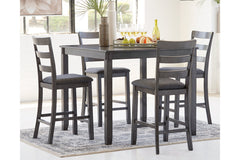 Bridson Counter Height Dining Table and Bar Stools (Set of 5) - D383-223