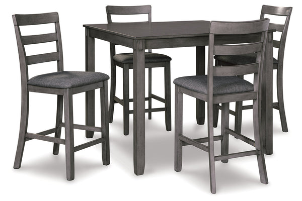 Bridson Counter Height Dining Table and Bar Stools (Set of 5) - D383-223