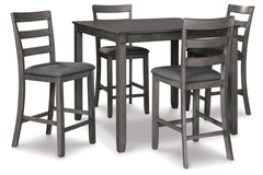 Bridson Counter Height Dining Table and Bar Stools (Set of 5) - D383-223