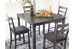 Bridson Counter Height Dining Table and Bar Stools (Set of 5) - D383-223
