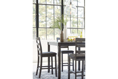 Bridson Counter Height Dining Table and Bar Stools (Set of 5) - D383-223